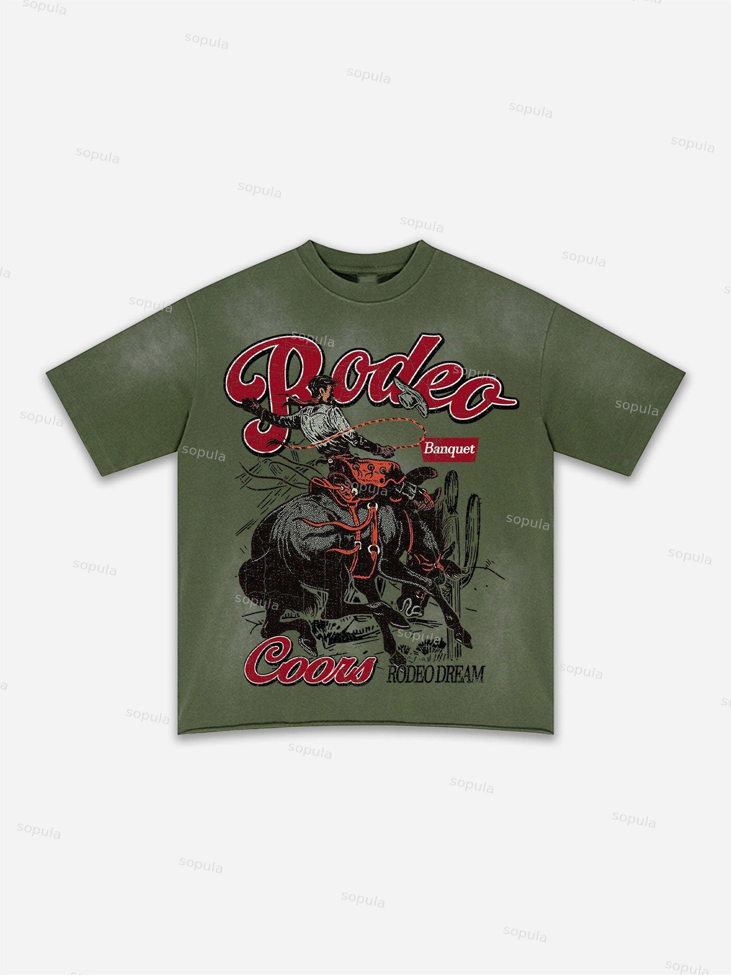 26 Legendary Animal Motion Vintage Graphic Washed T-shirt Product Image