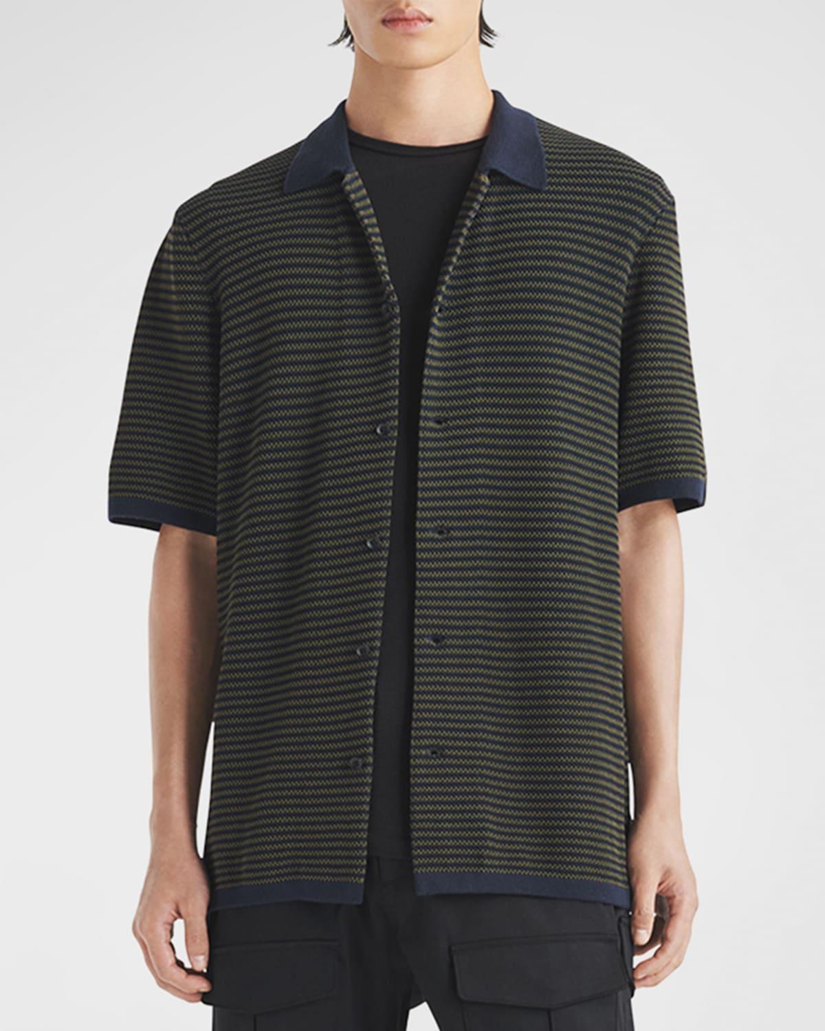Rag & Bone Felix Button Down Shirt in Brown Product Image