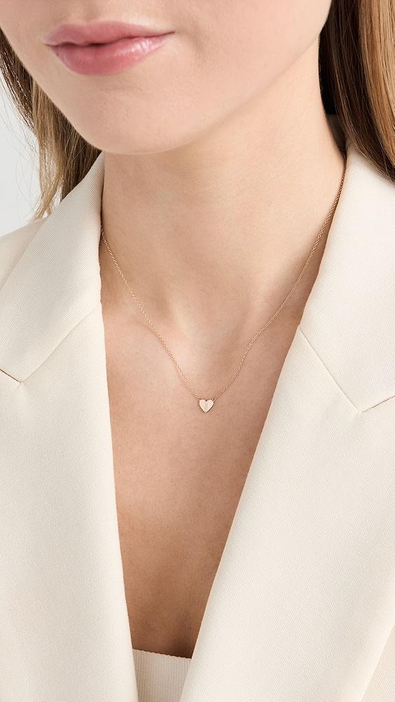 Zoe Chicco 14k Midi Bitty Heart Necklace | Shopbop Product Image