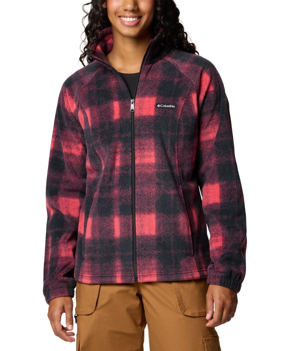 Columbia Womens Benton Springs Printed Full Zip Fleece Jacket- Product Image
