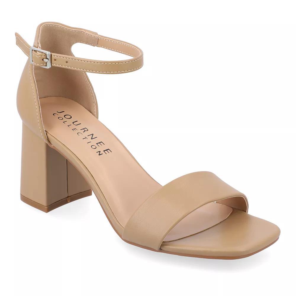 Journee Valenncia Womens SuperNatural Shades Tru Comfort Foam Dress Sandals Product Image
