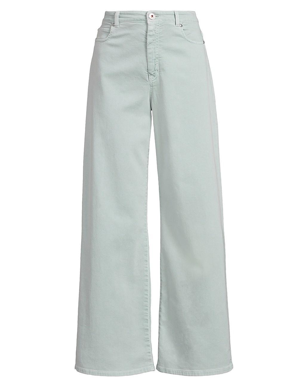 Womens Medina Wide-Leg Mid-Rise Jeans Product Image