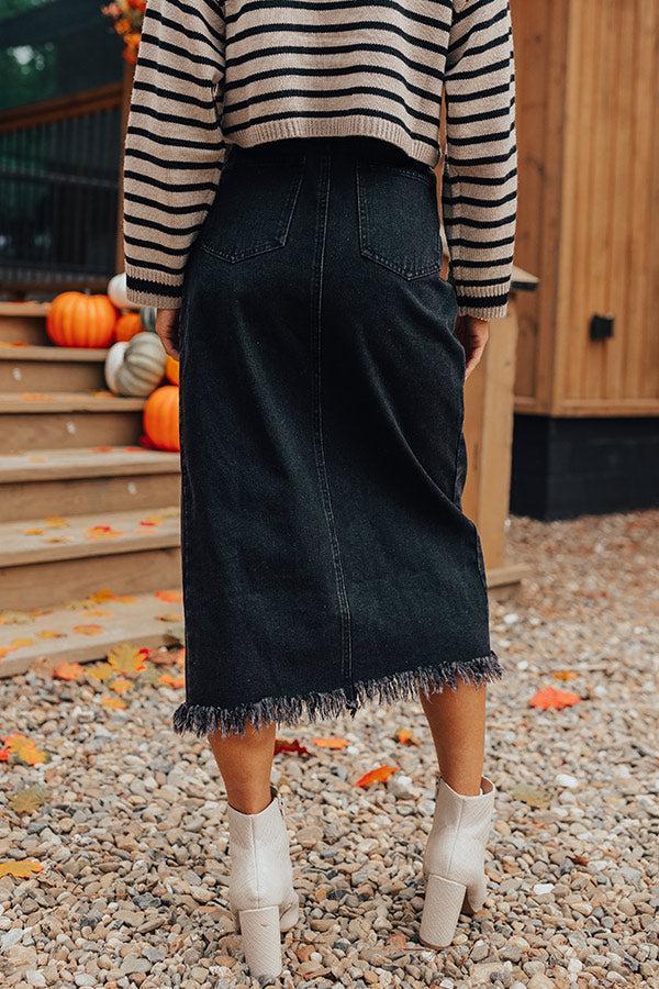The Ashley Denim Skirt Product Image