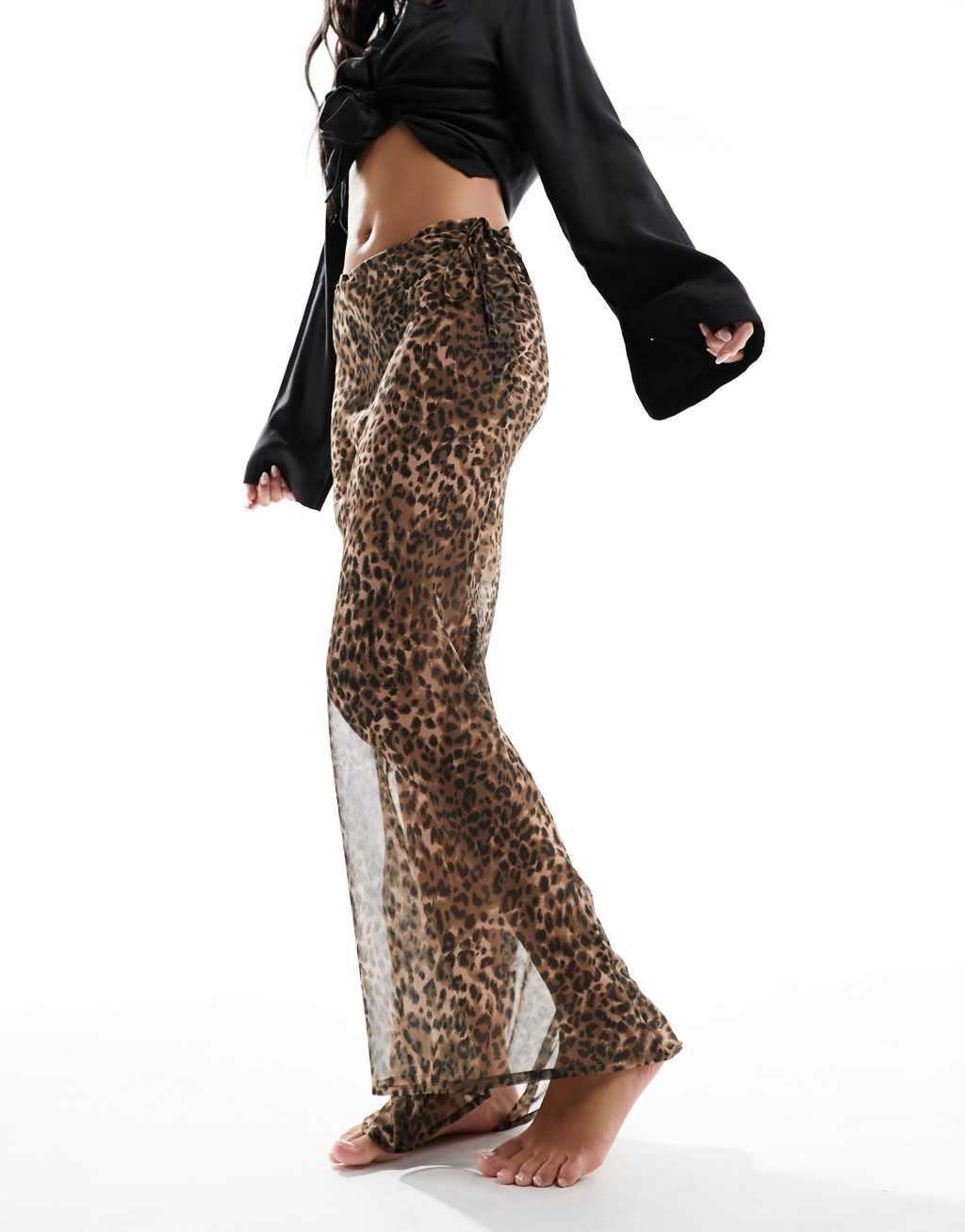 Miss Selfridge beach chiffon maxi skirt Product Image