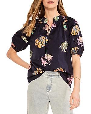 Womens Bright Spot Ruffled Petite Blouse Product Image