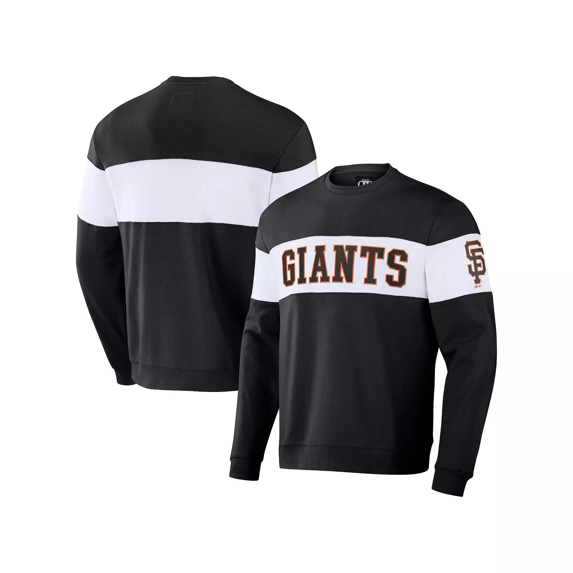Men's Darius Rucker Collection by Fanatics Navy Houston Astros Stripe Pullover Sweatshirt, Size: Small, Blue Product Image