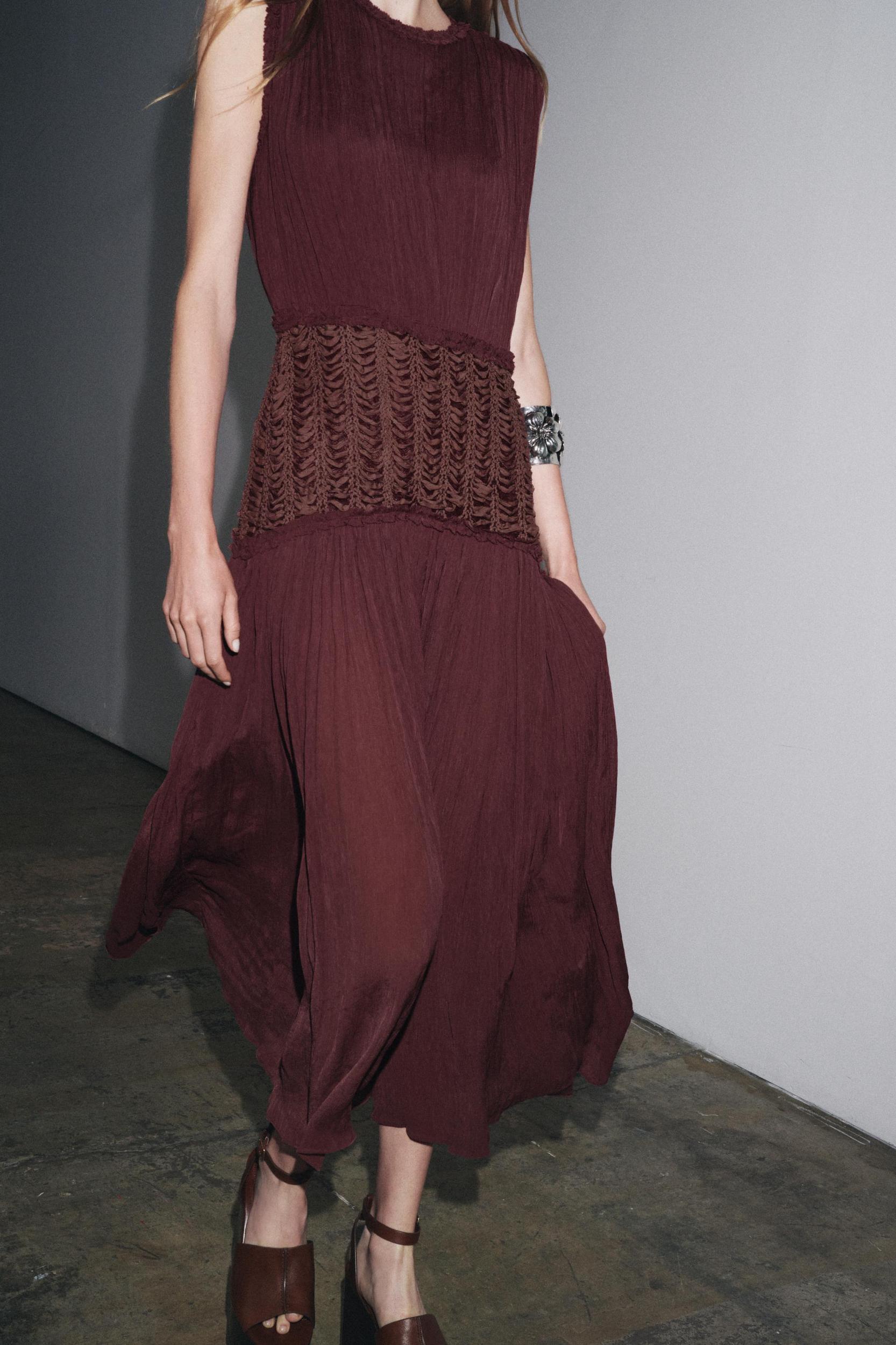 ZW COLLECTION EMBROIDERED WAIST DRESS Product Image
