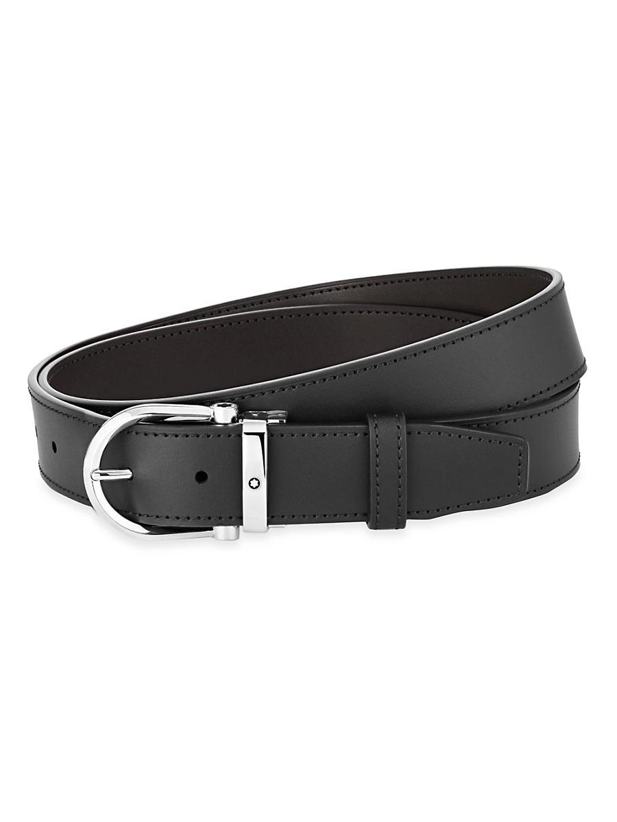Mens Leather Buckle Belt Product Image