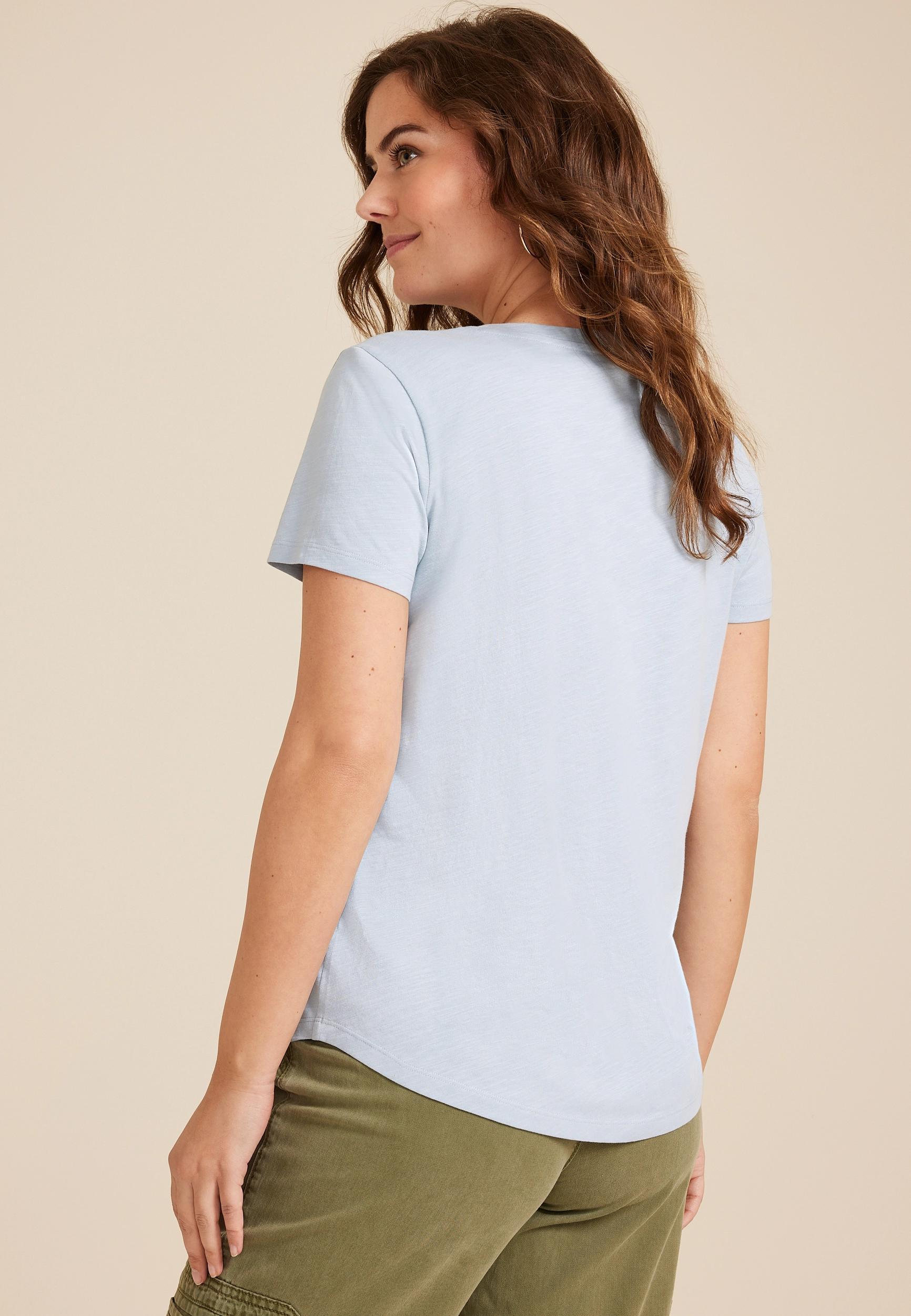 Maurices Womens Medium Size Just Keep Growing Classic Fit Graphic Tee Product Image