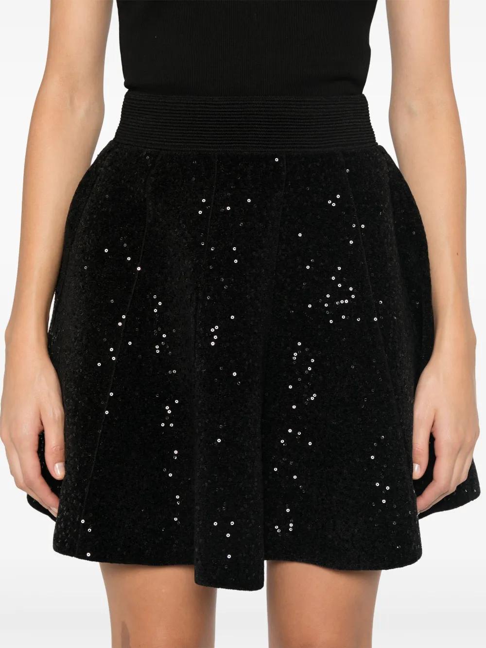 sequinned mini skirt Product Image