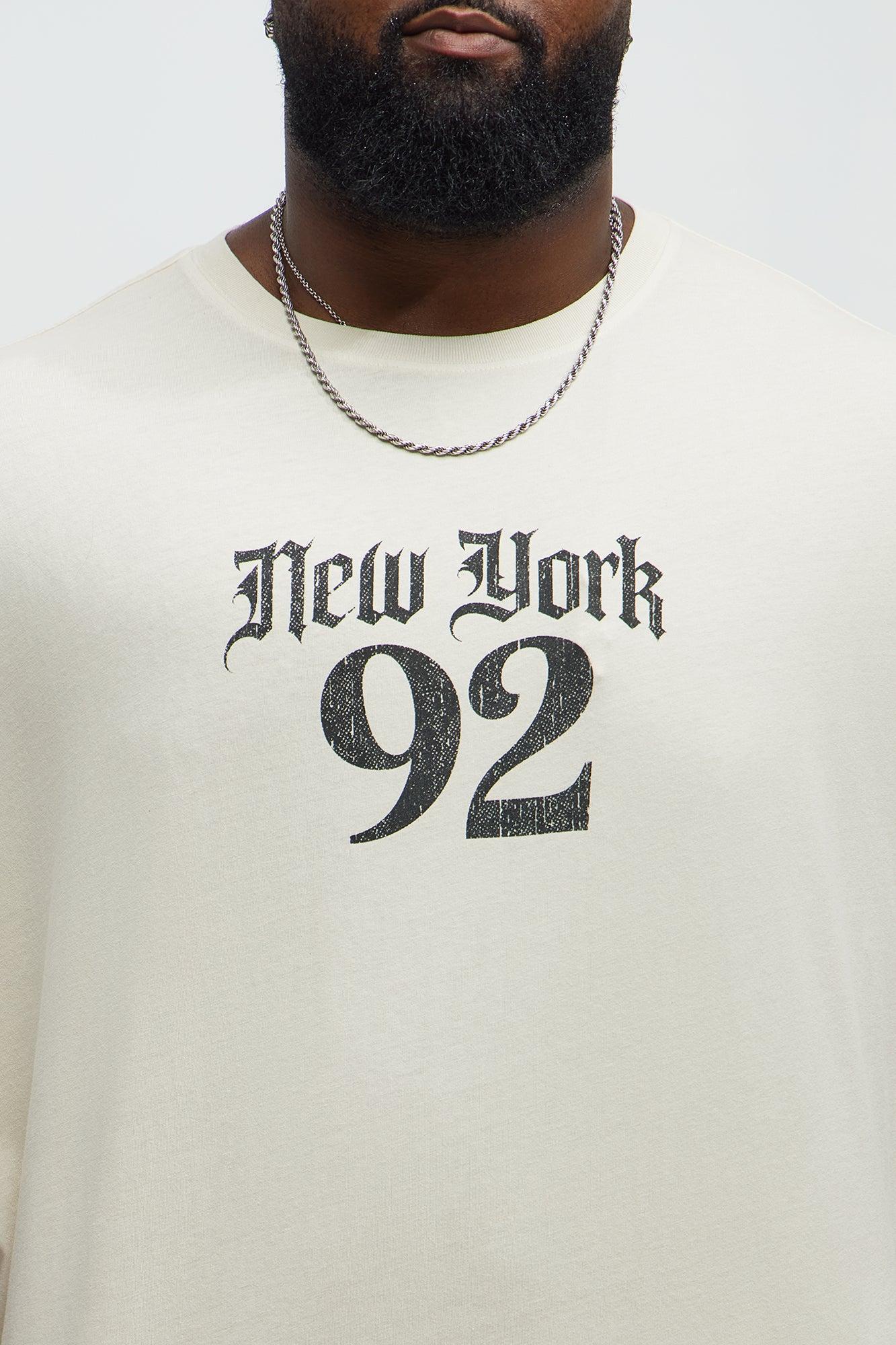Rebel NYC 92 Oversized Short Sleeve Tee - Cream Product Image