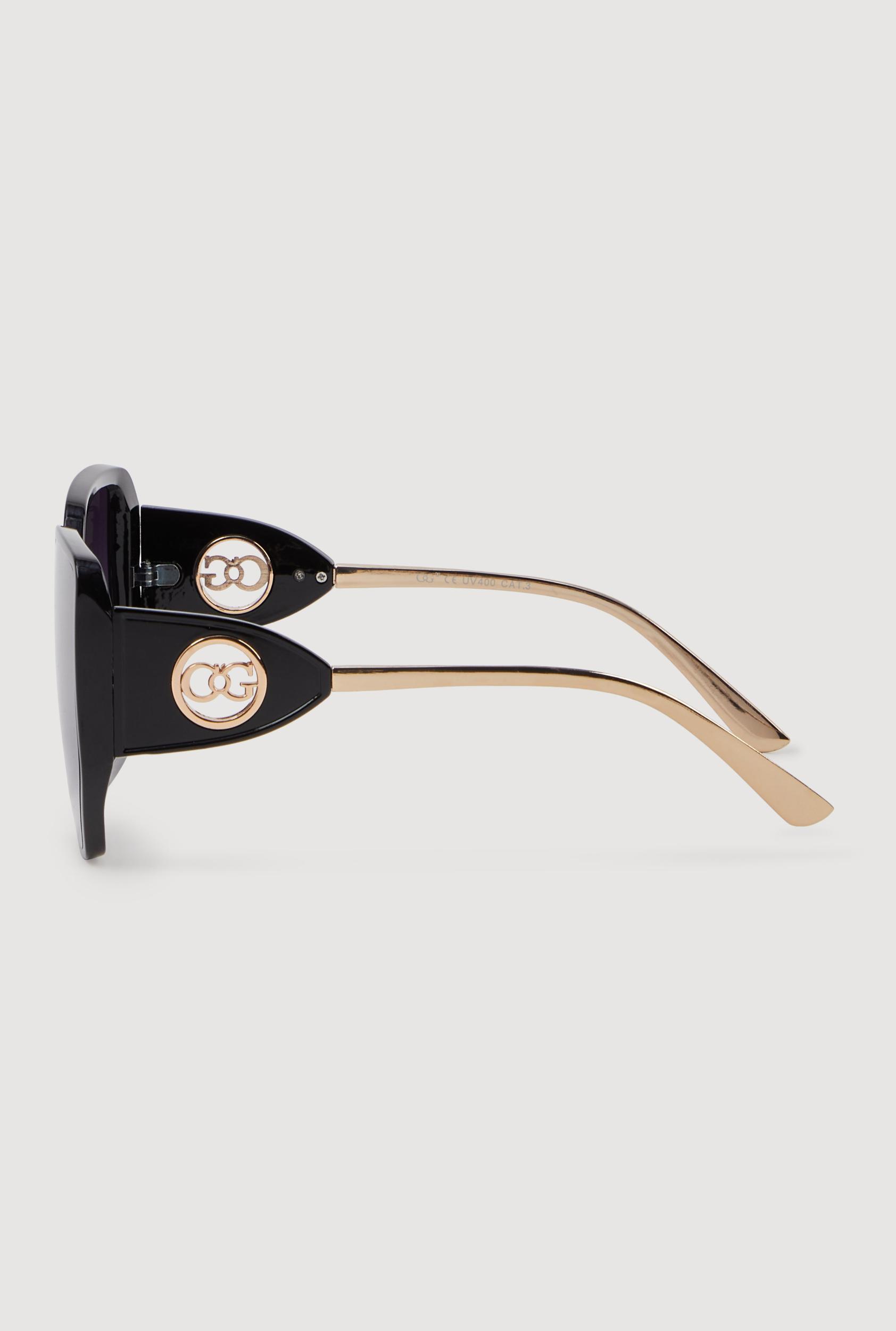 Cut Out Detail Ombre Sunglasses Unisex Product Image