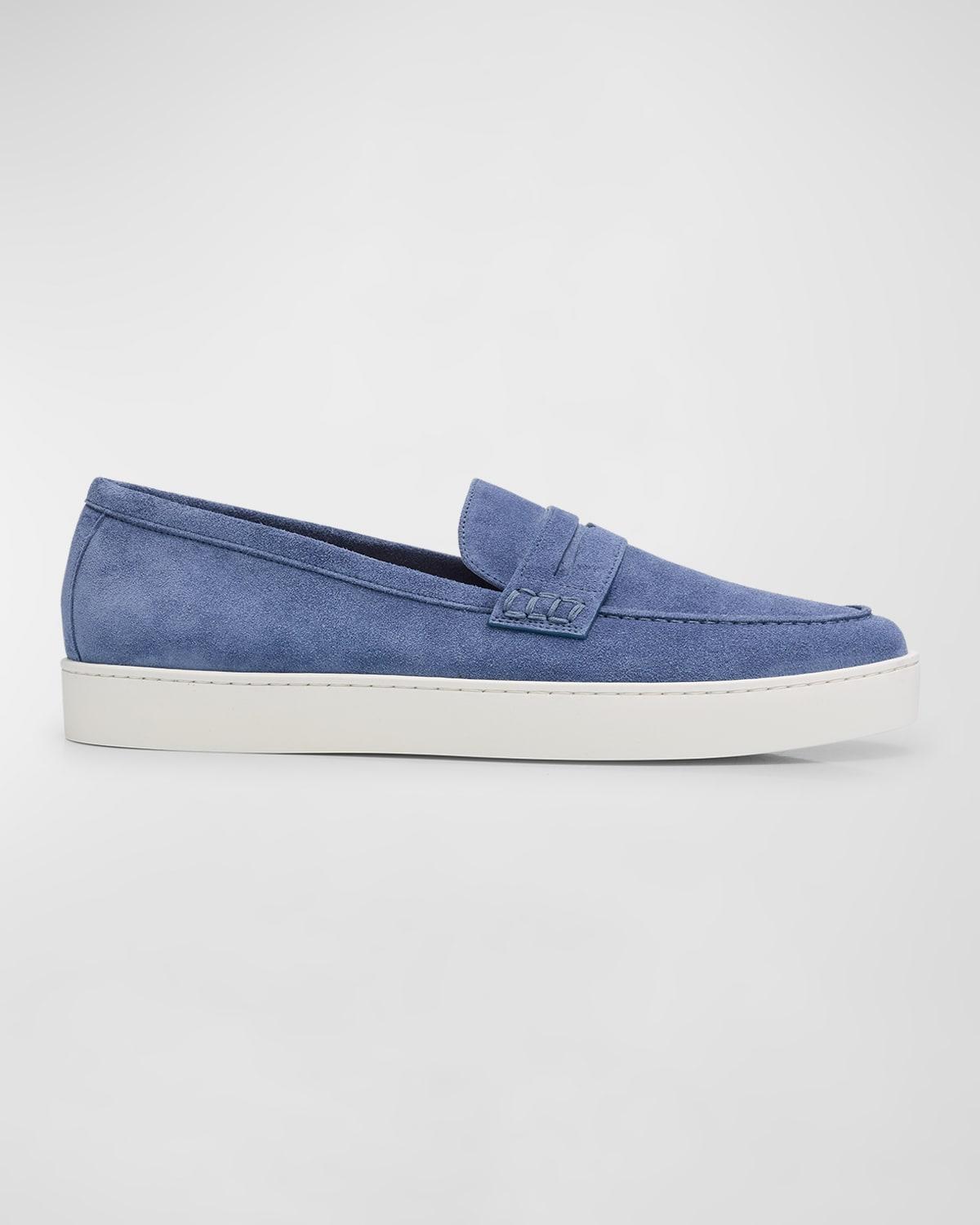 Mens Ellis Suede Penny Loafers Product Image