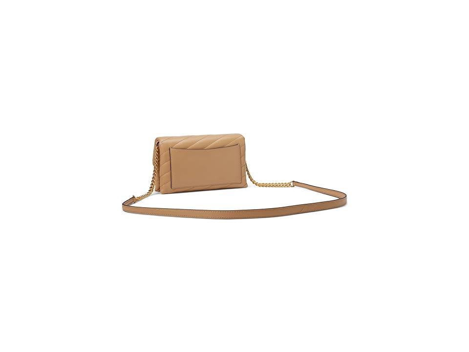 Womens Kira Chevron Leather Chain Wallet Product Image