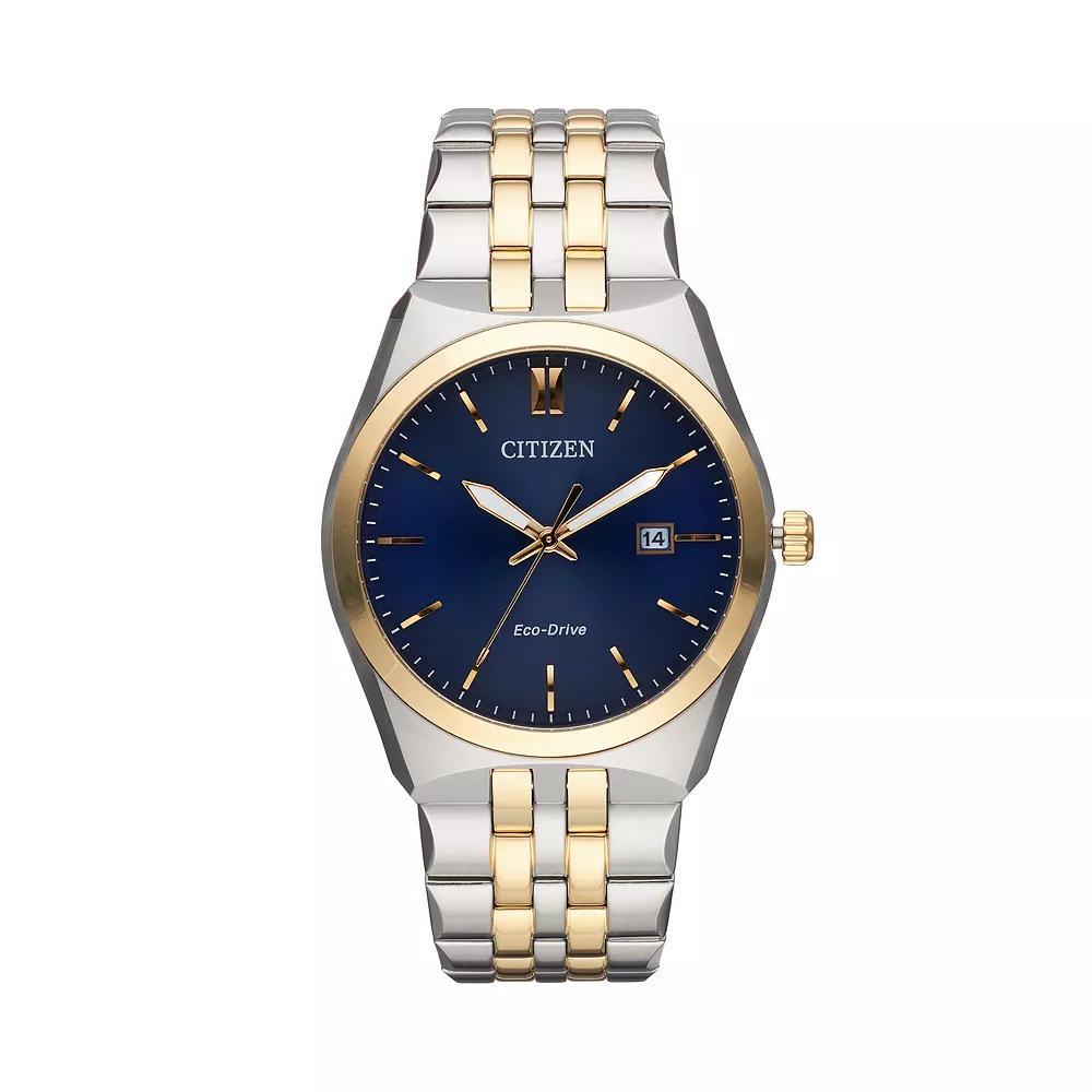 Citizen Eco-Drive Mens Corso Stainless Steel Watch, Two Tone Product Image