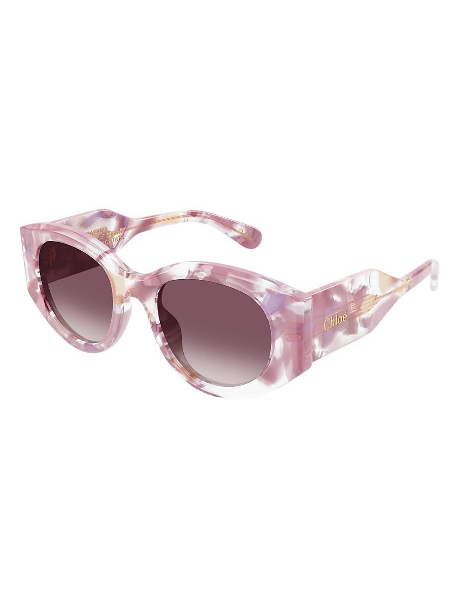 Womens Gayia/Reace 51MM Round Sunglasses Product Image