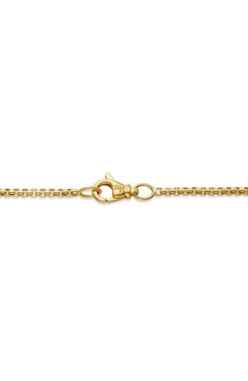 David Yurman Mens 18K Yellow Gold Box Chain Necklace, 26 Product Image