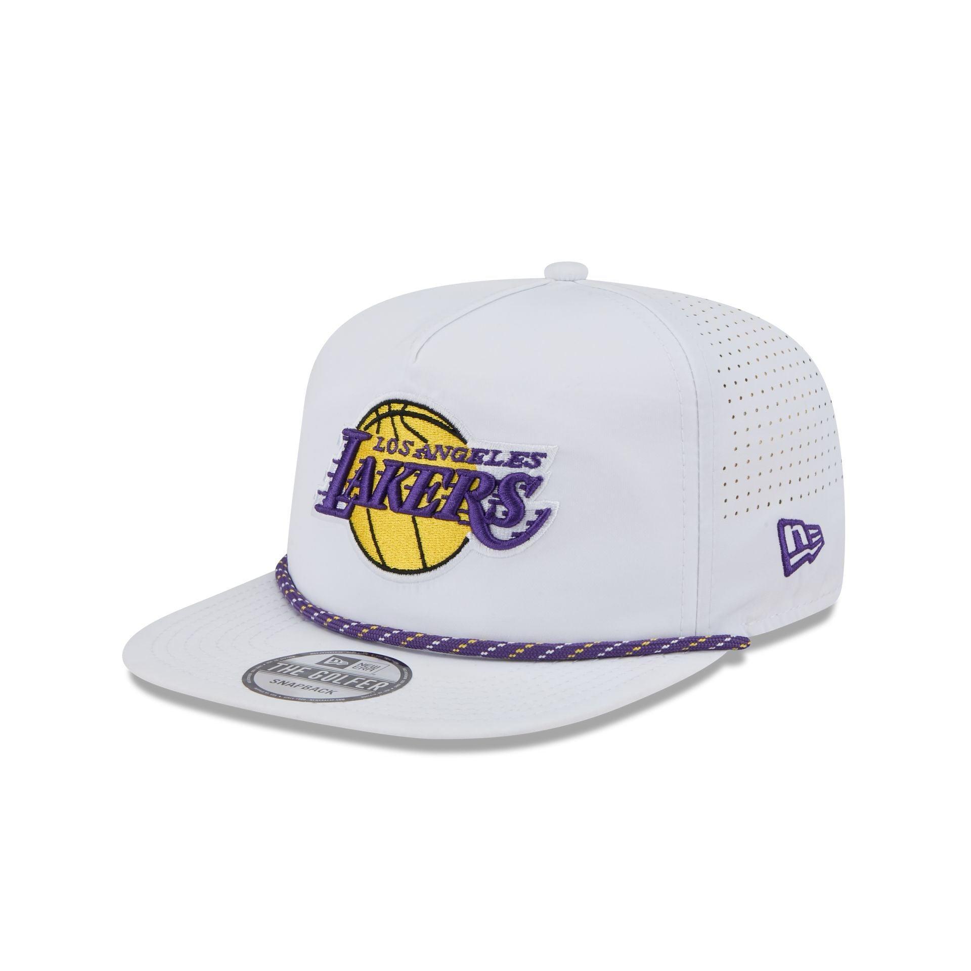 Los Angeles Lakers Optic White Performance Rope Golfer Hat Male Product Image