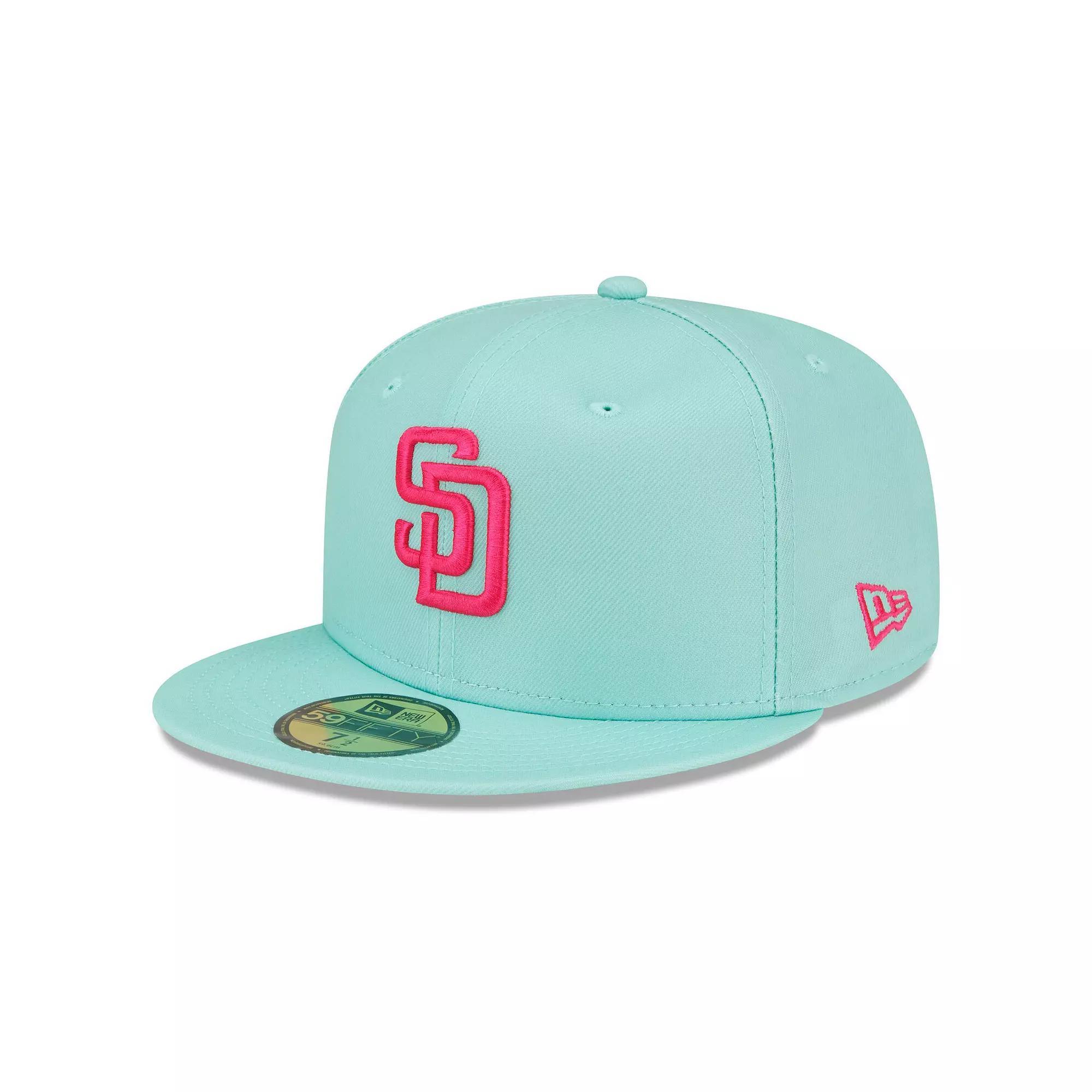 Men's New Era Mint San Diego Padres 2022 City Connect 59FIFTY Fitted Hat, Size: 7 7/8, Turquoise A Product Image