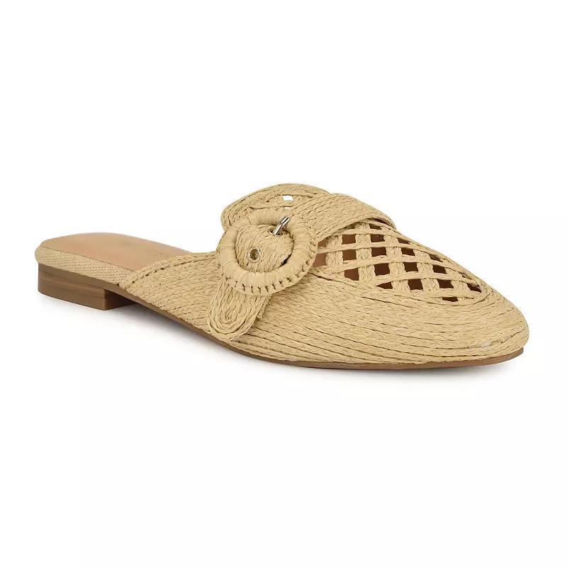 Nine West Caspe Women's Casual Slip-On Pointy Toe Mules, Size: 11, Light Natural Product Image