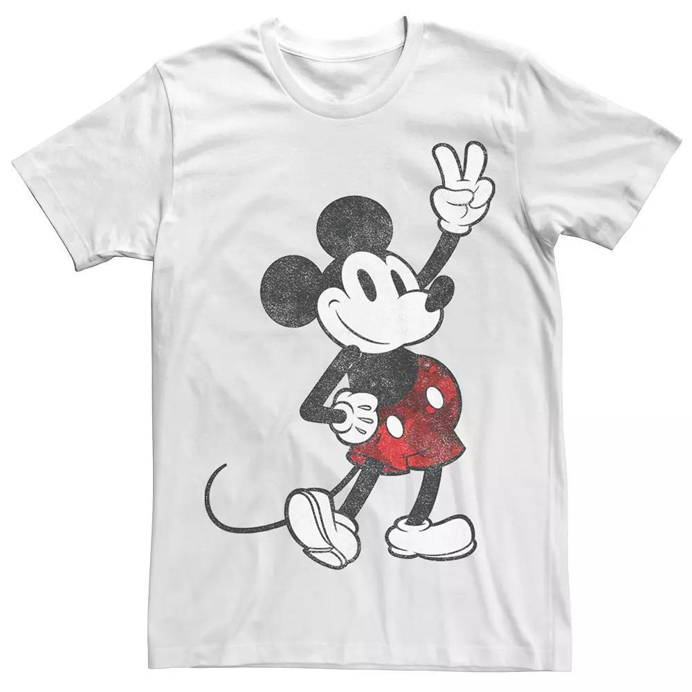 Disney's Mickey Mouse Men's Classic Camouflage Portrait Tee, Size: XS, White Product Image
