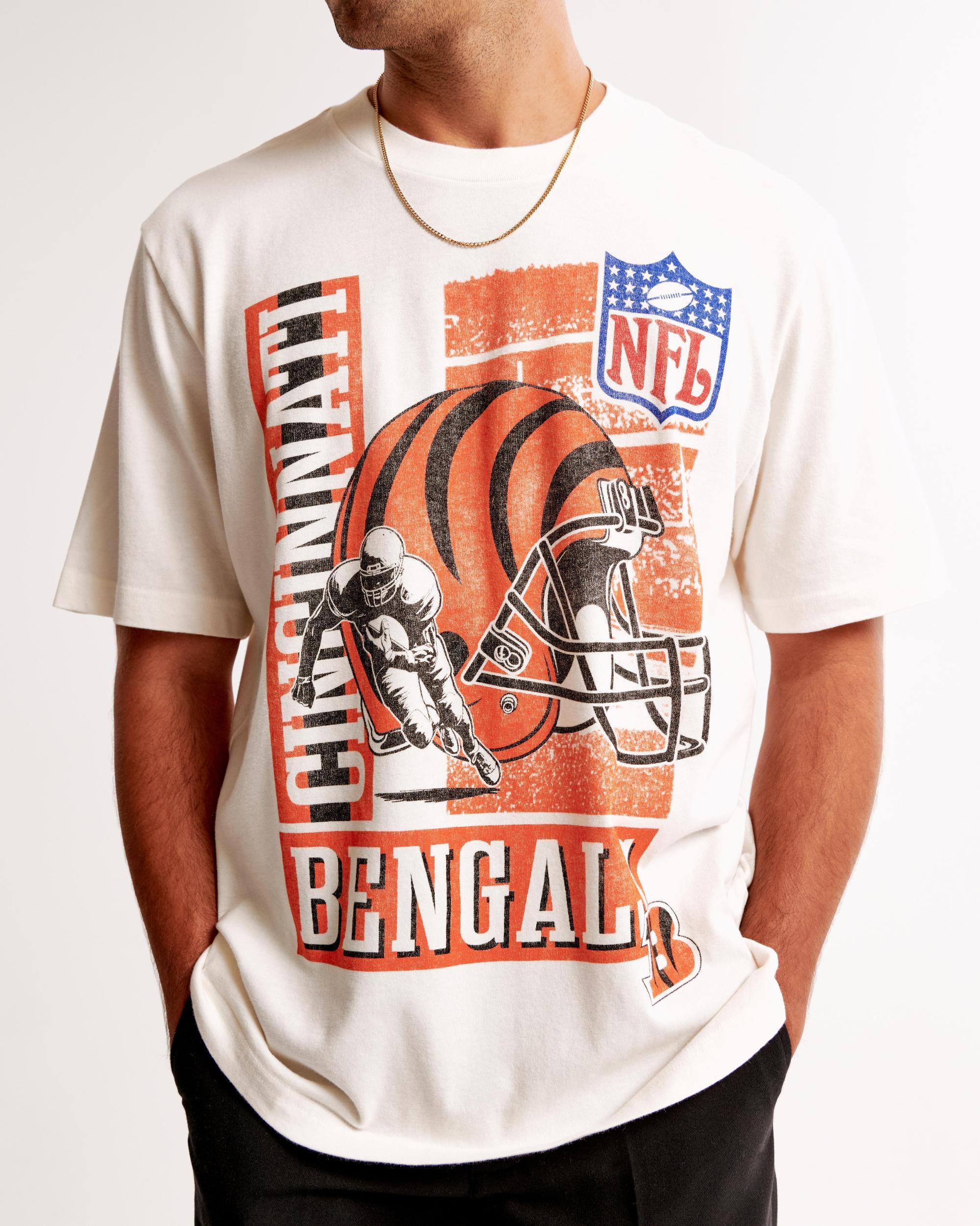 Cincinnati Bengals Vintage-Inspired Graphic Tee Product Image
