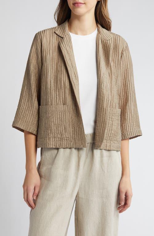Eileen Fisher Stand Collar Jacket Women's Coat Product Image