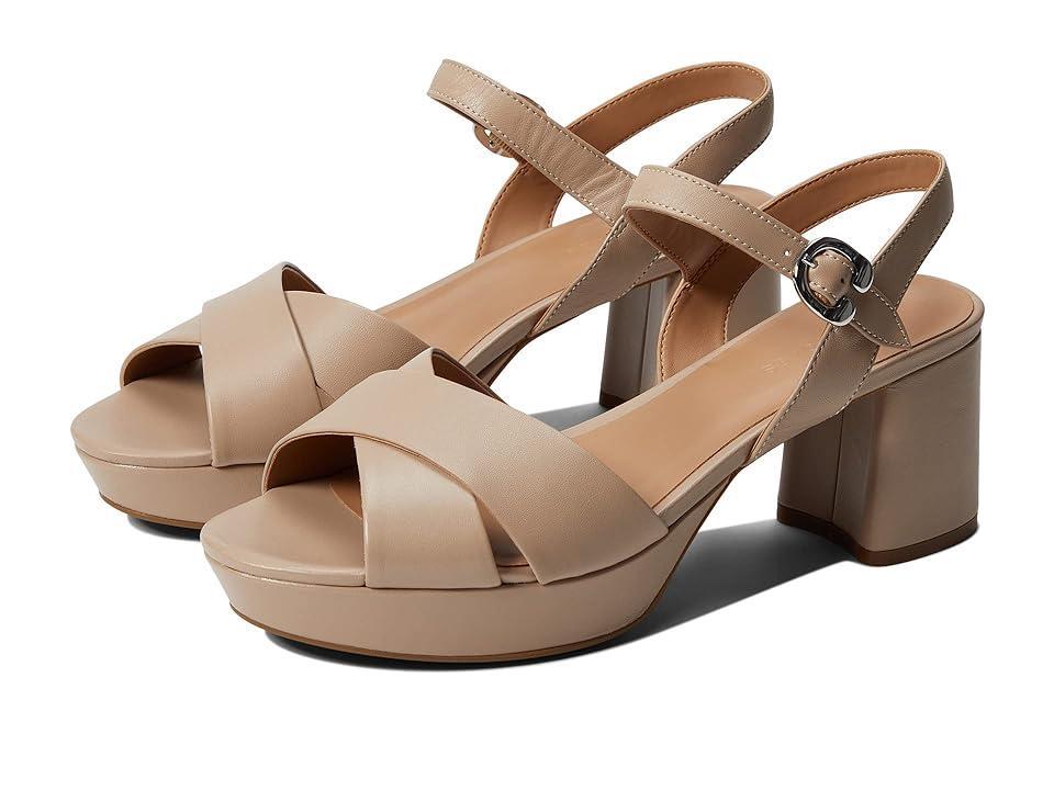 Aerosoles Cosmos Womens Leather Platform Sandals Product Image