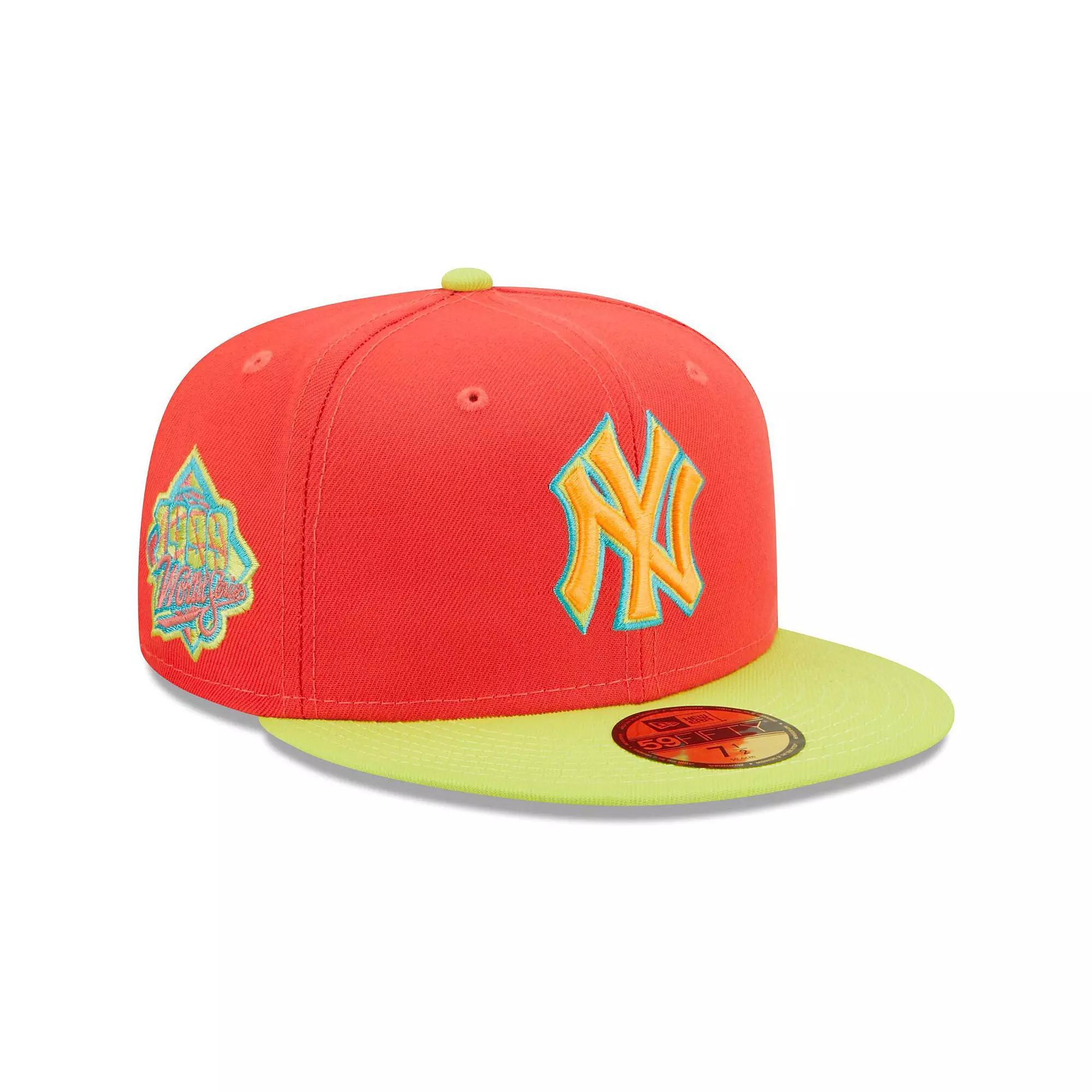 Mens New Era /Neon Green New York Yankees Lava Highlighter Combo 59FIFTY Fitted Hat Product Image