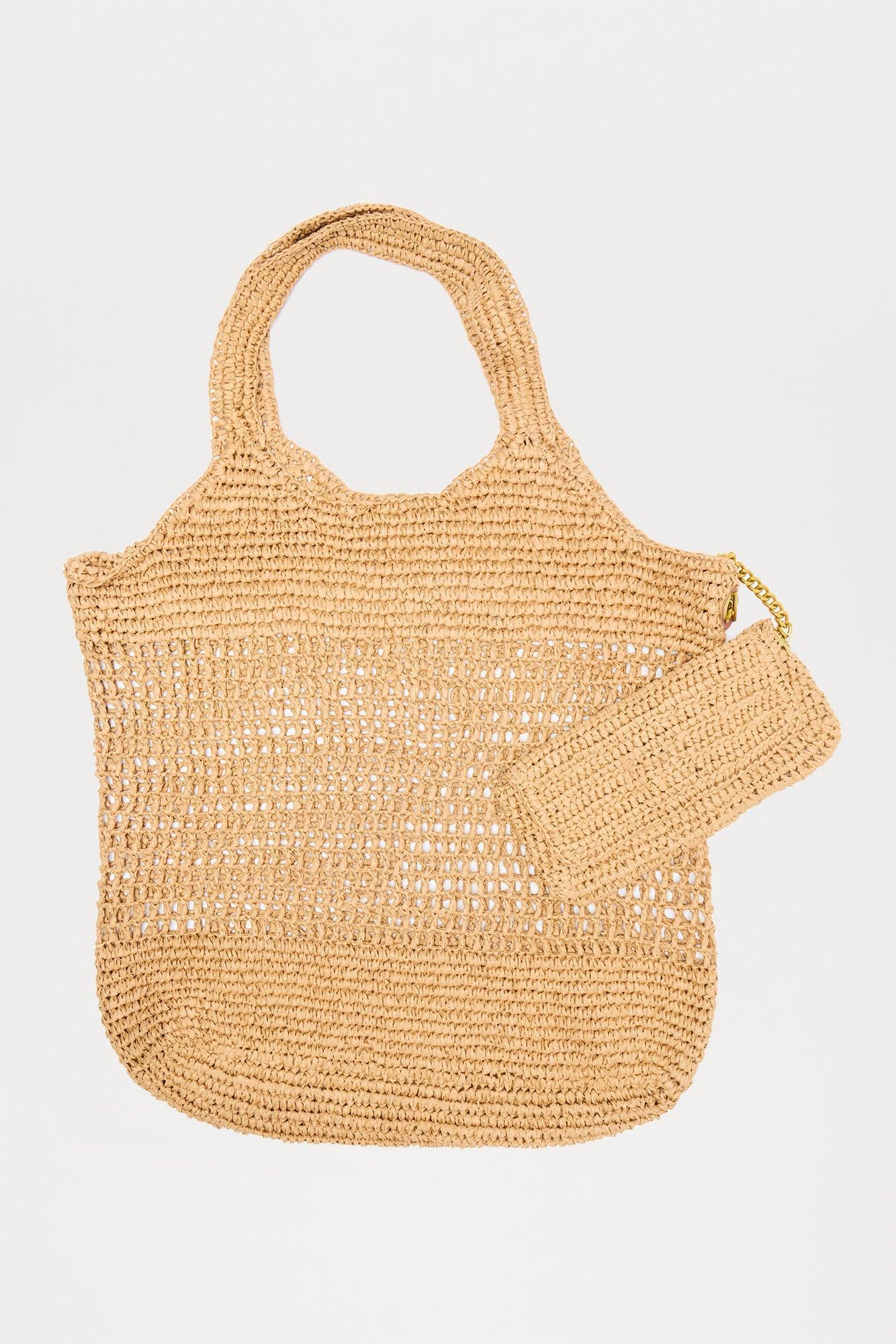 Sandy Toes Tote Bag - Tan Product Image