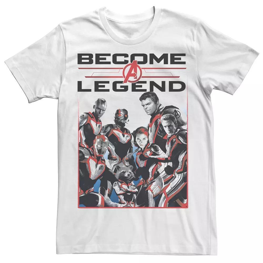 Men's Marvel Avengers Endgame Become A Legend Tee, Size: 3XL, White Product Image