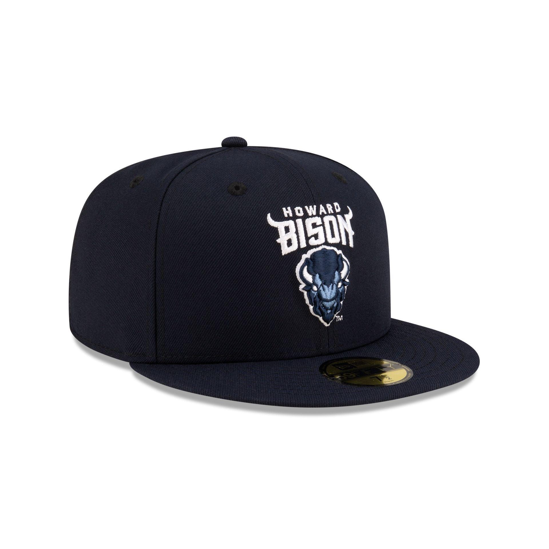 Howard Bison Navy 59FIFTY Fitted Hat Male Product Image