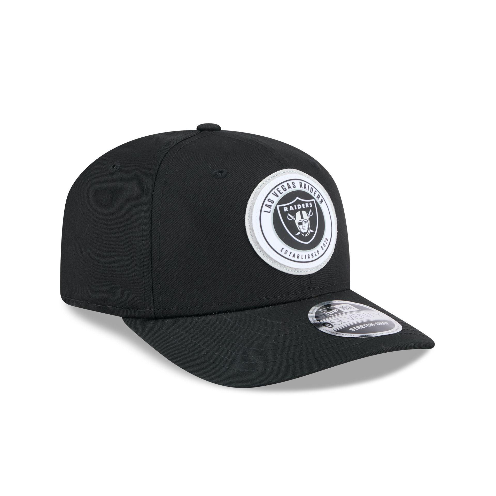 Los Angeles Lakers Circle Patch 9SEVENTY Stretch-Snap Hat Male Product Image