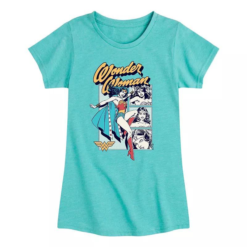 Girls 7-16 Wonder Women Comic Panels Tee, Girls Product Image