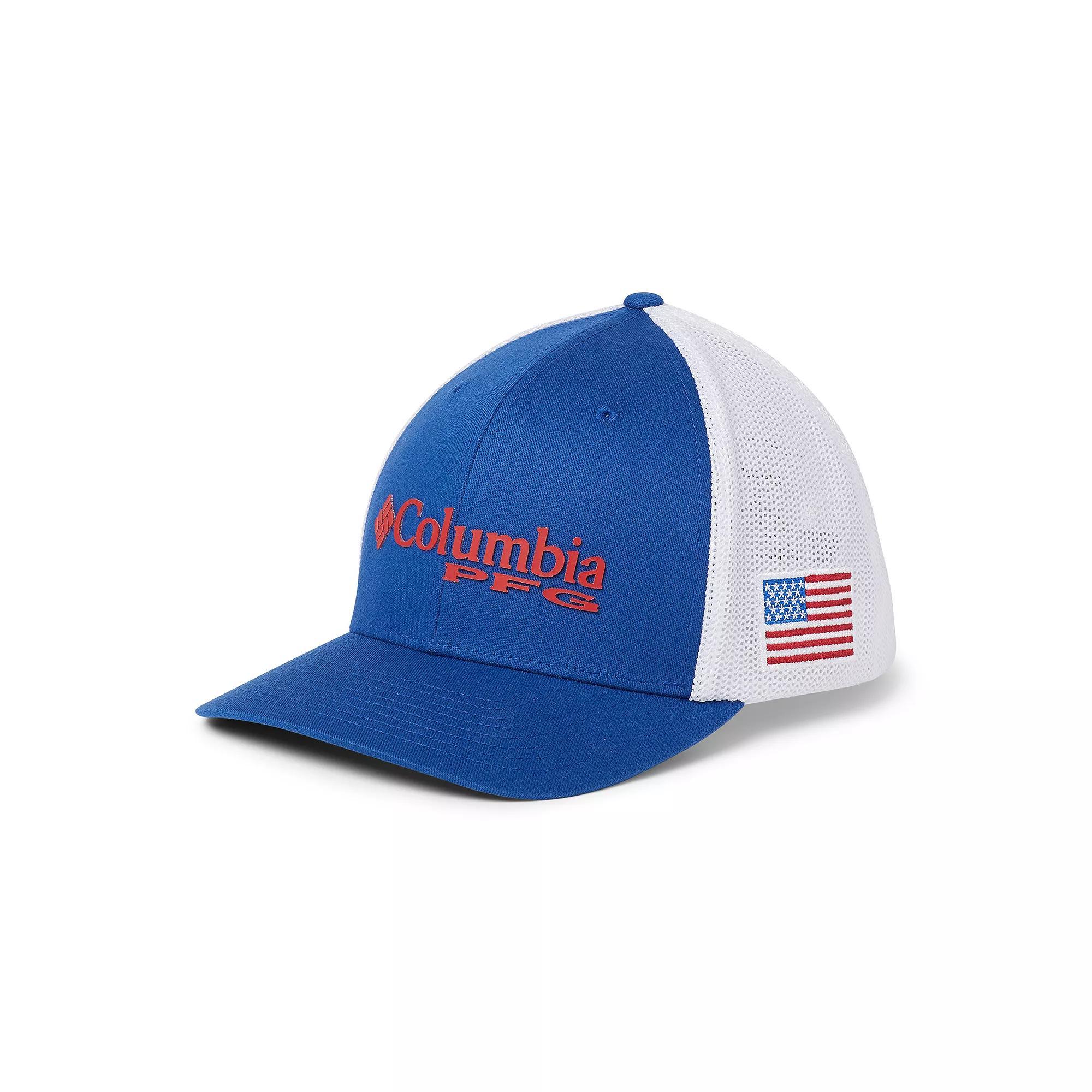Men's Columbia FlexFit Mesh Fitted Cap, Size: Large/XL, Black Product Image
