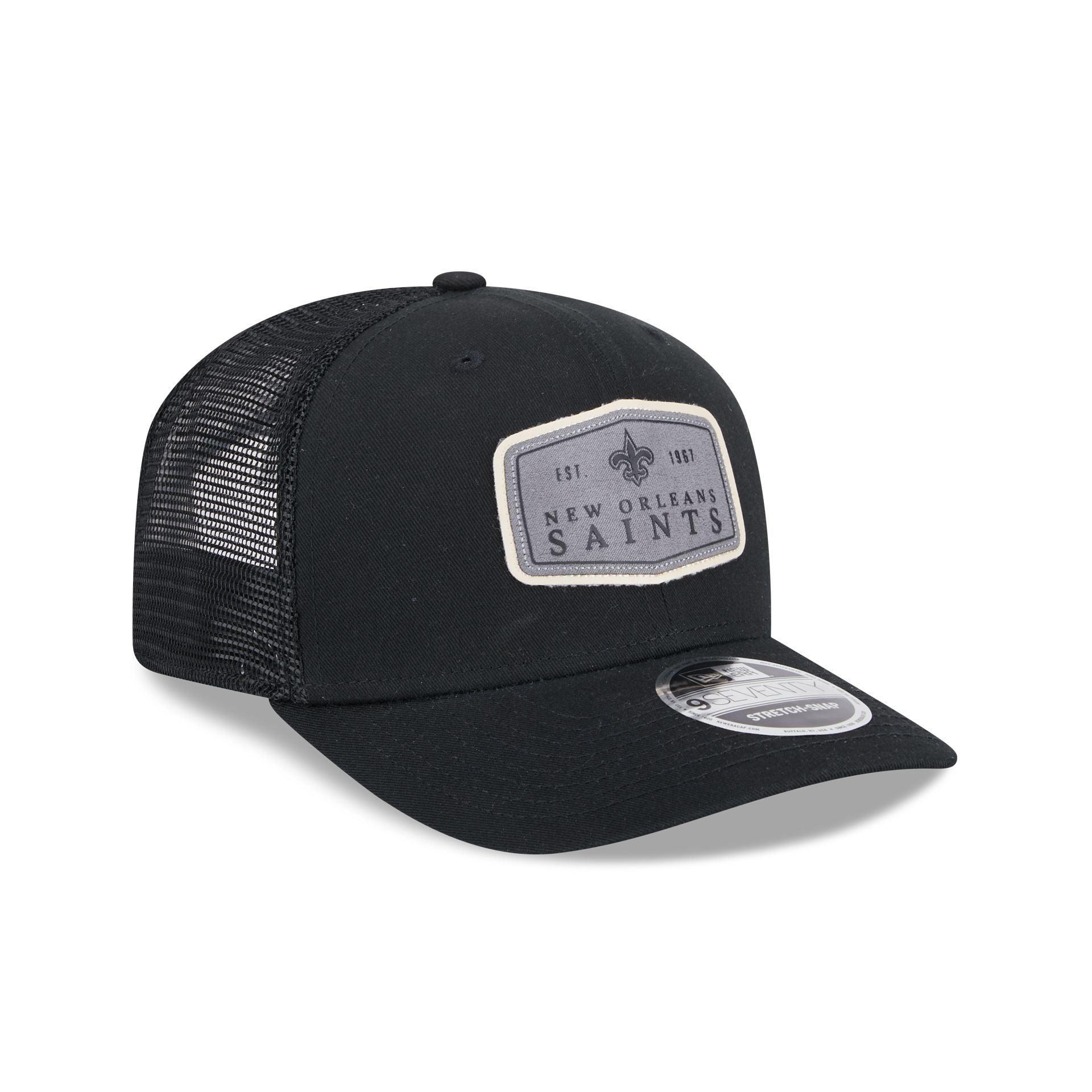 New Orleans Saints Labeled 9SEVENTY Stretch-Snap Hat Male Product Image