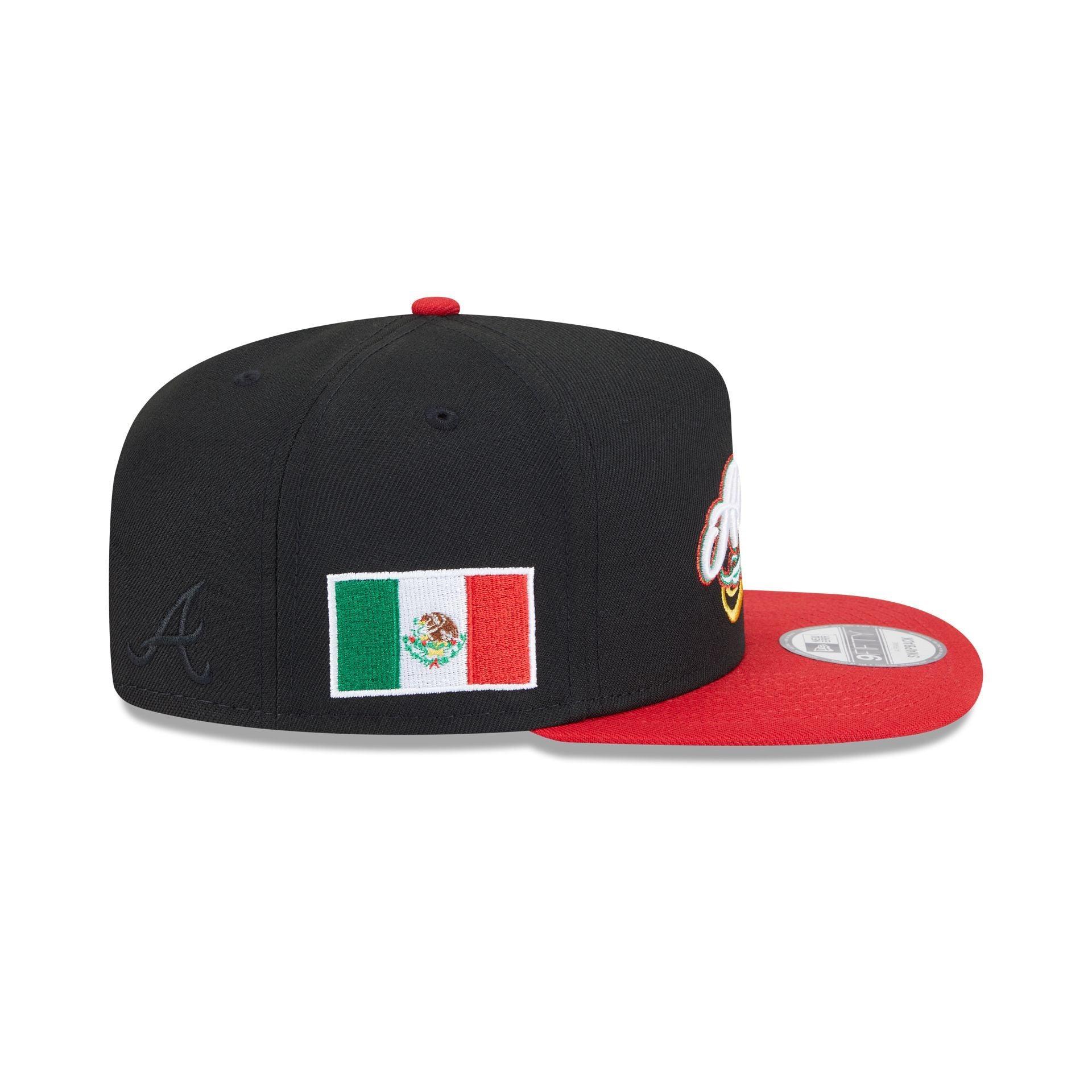 Atlanta Braves City Script 9FIFTY A-Frame Snapback Hat Male Product Image