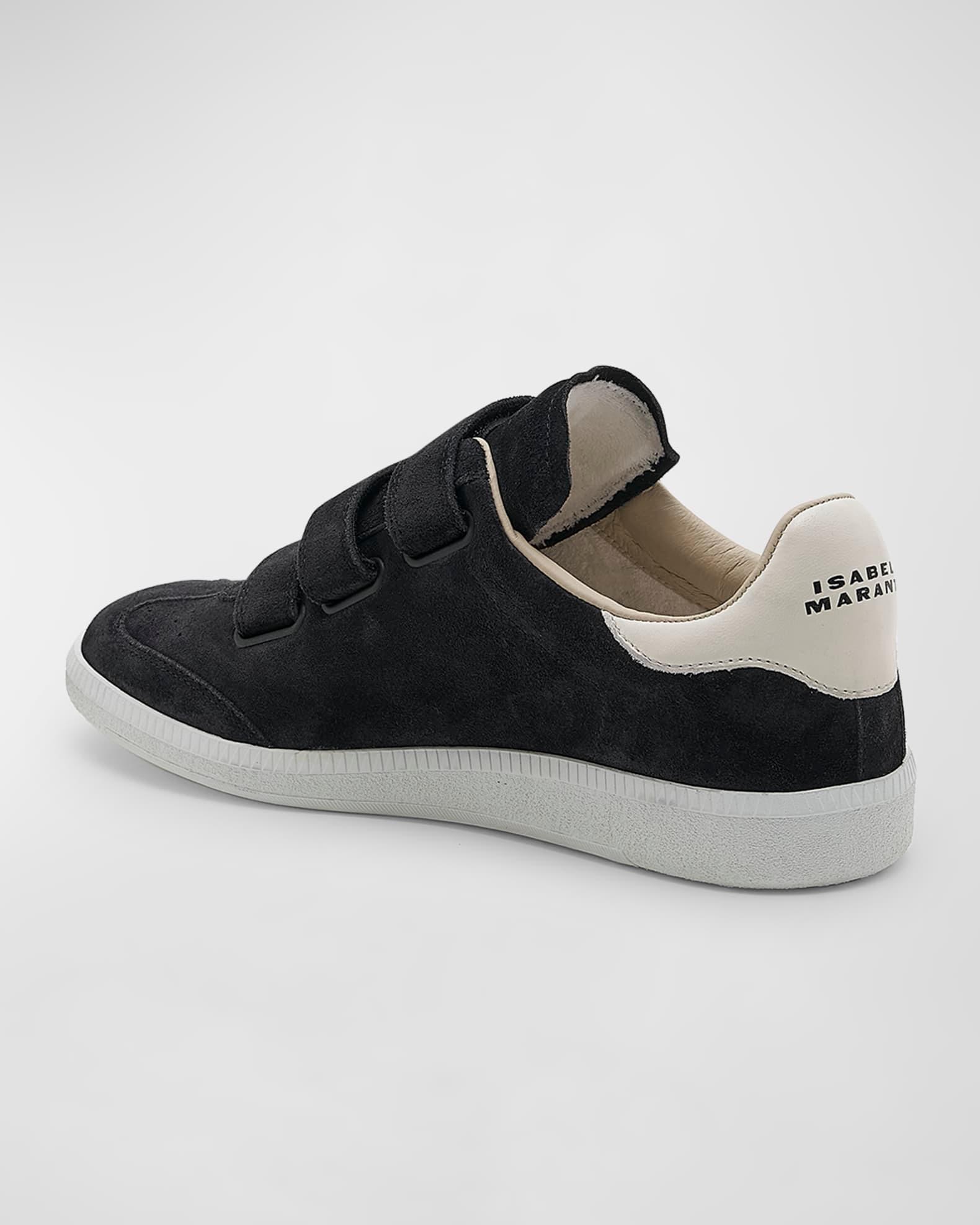Beth Mixed Leather Triple-Grip Sneakers Product Image