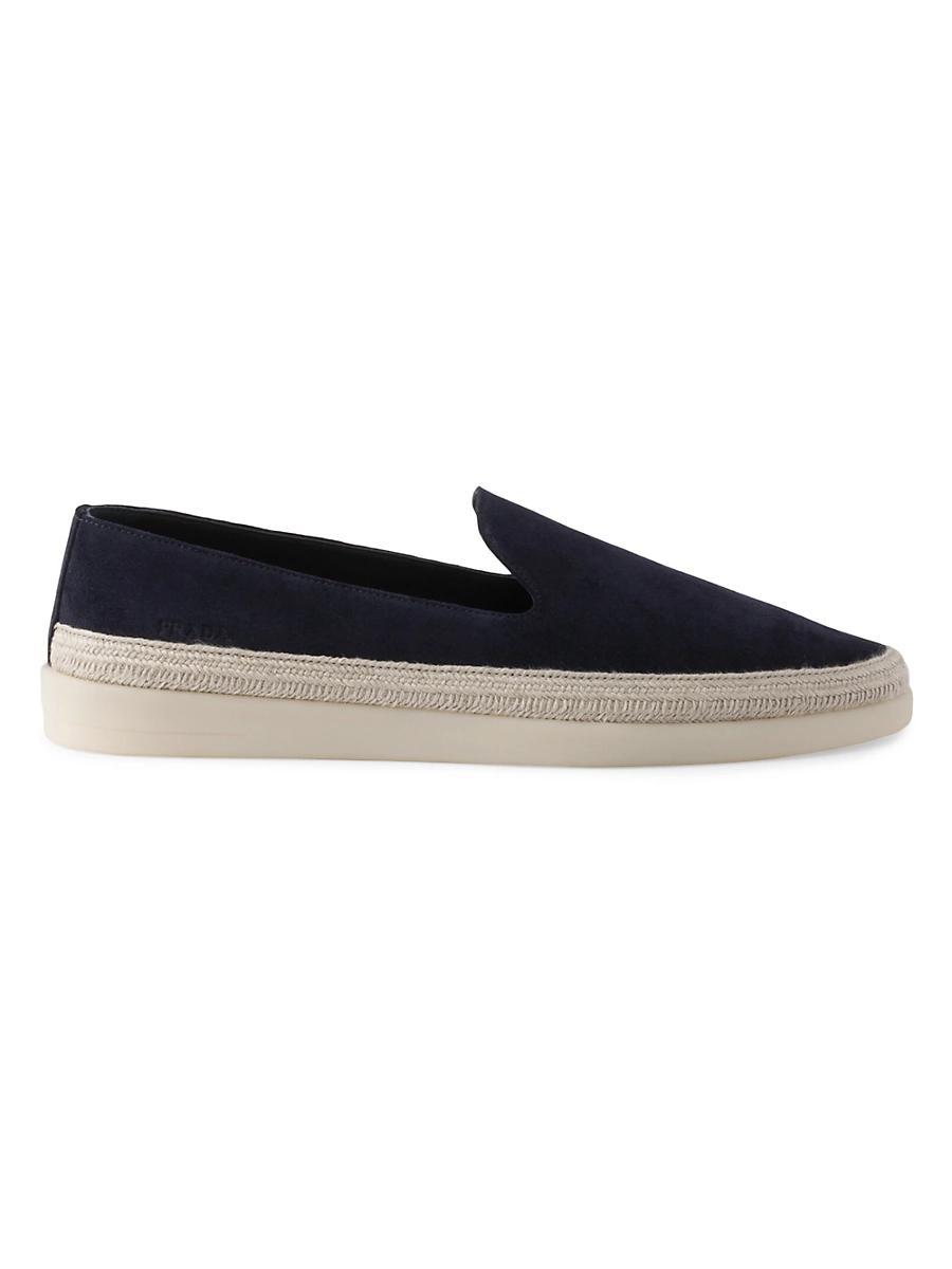 Prada Mens Suede Loafers Product Image