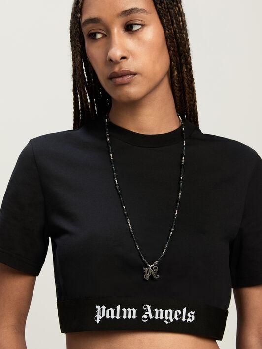 Classic Logo Tape Crop Tee Product Image