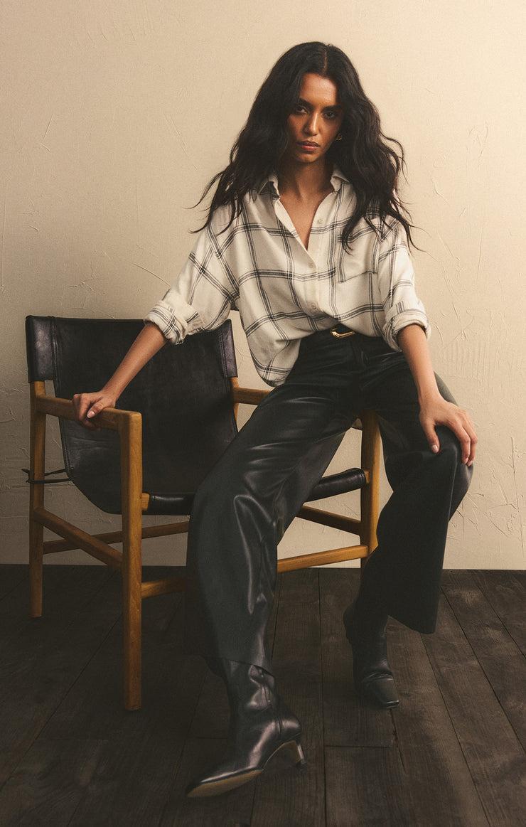 RILYNN FAUX LEATHER PANT Product Image