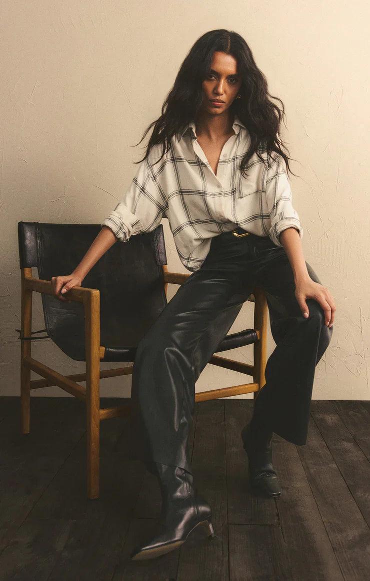 Z Supply Rilynn Faux Leather Pant Product Image