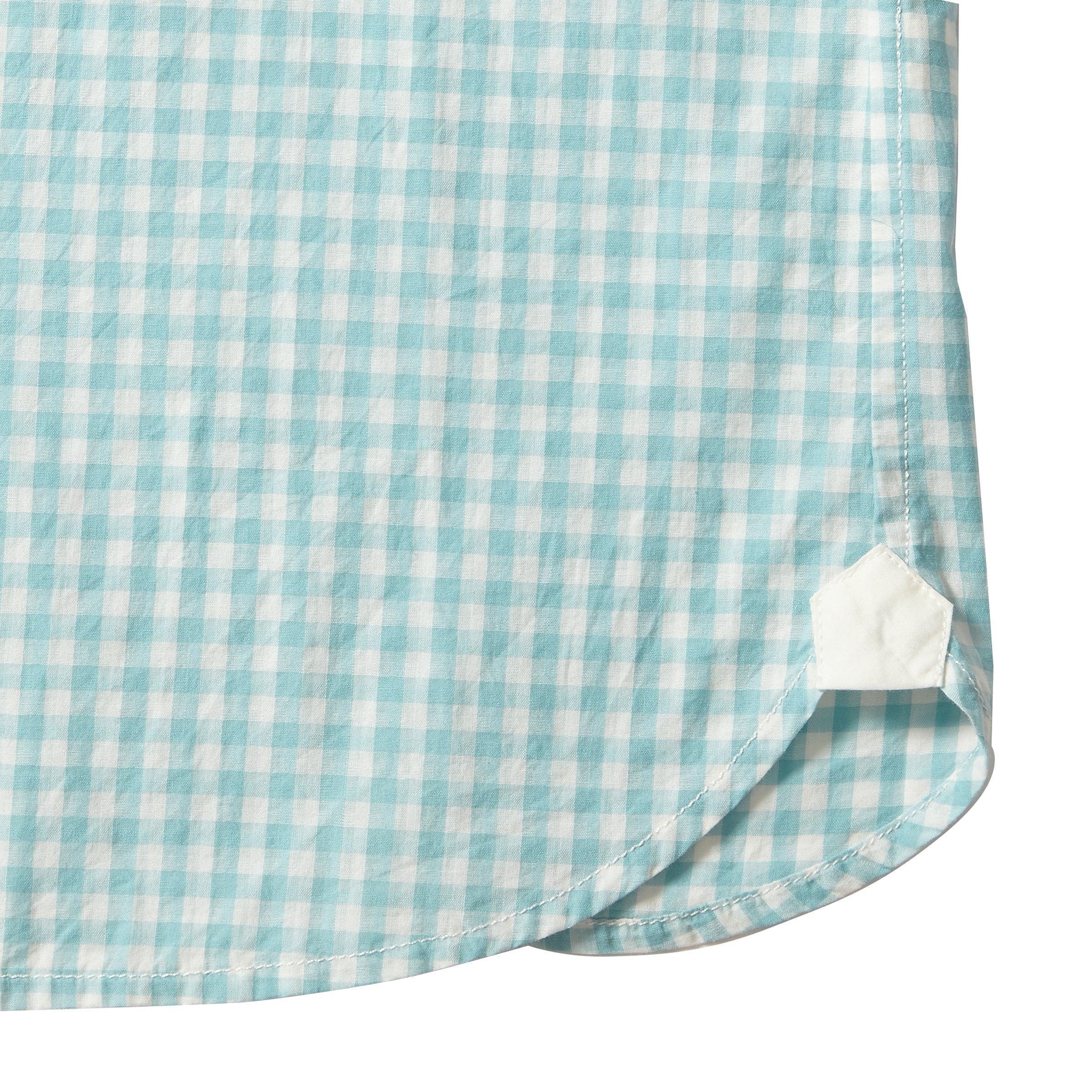 Grange Shadow Gingham Shirt- Seafoam (Final Sale)* Product Image