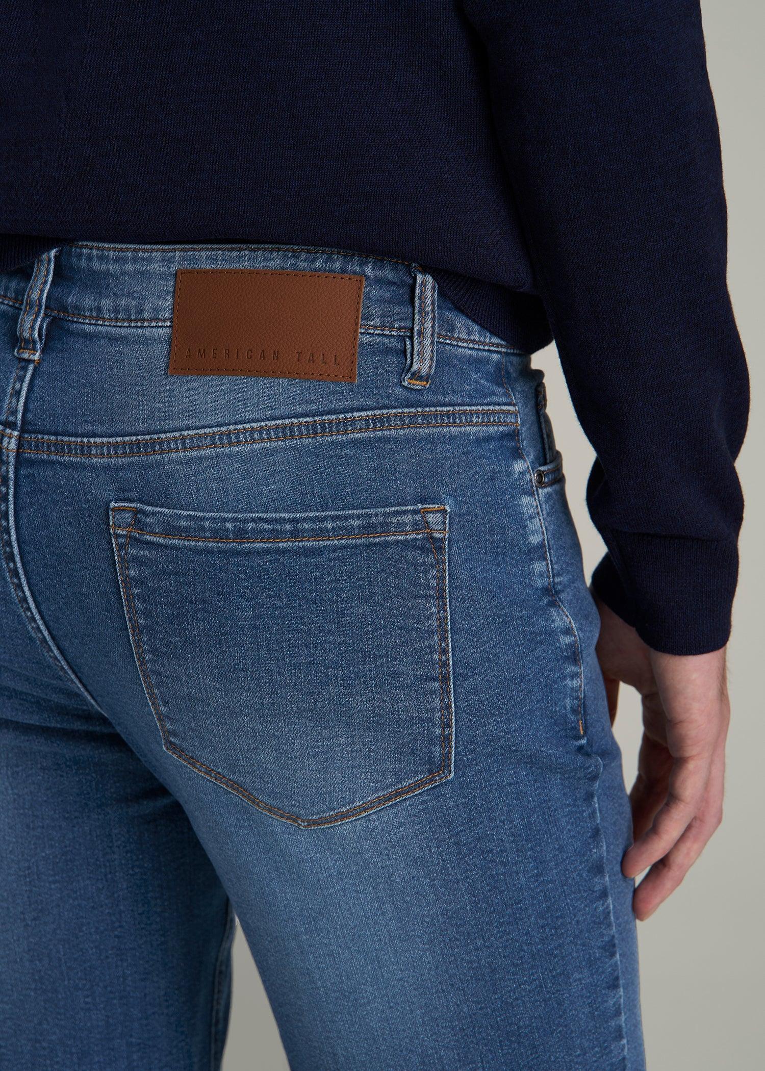 Dylan SLIM-FIT Jeans for Tall Men in Classic Mid Blue Product Image