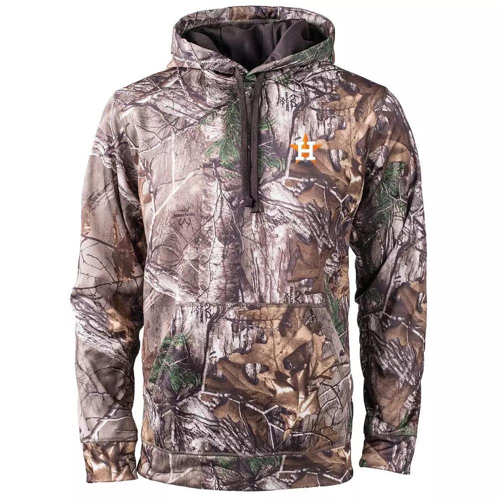 Men's Dunbrooke Camo Texas Rangers Champion Realtree Pullover Hoodie, Size: Medium, Green Product Image