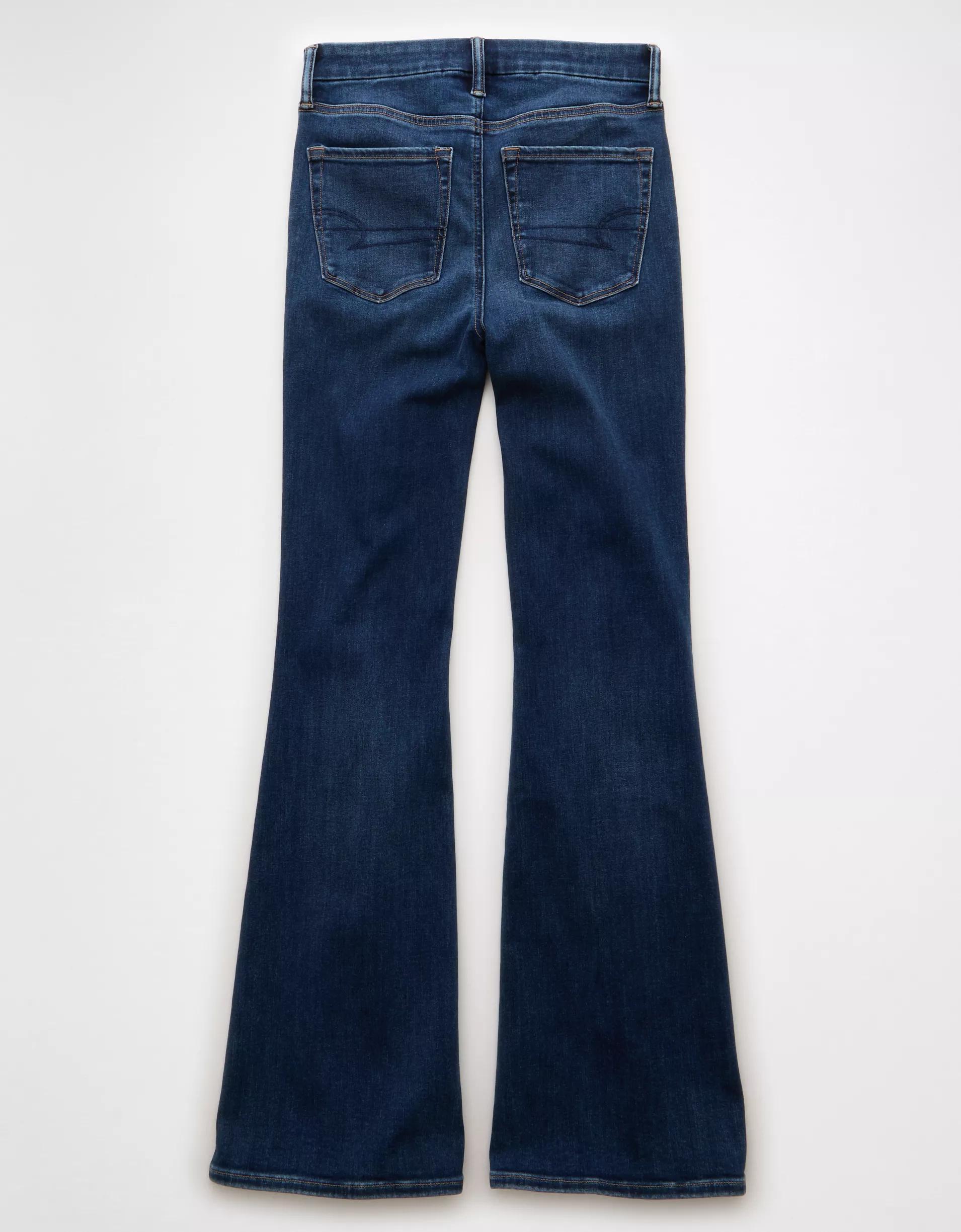AE Luxe Super High-Waisted Flare Jean Product Image