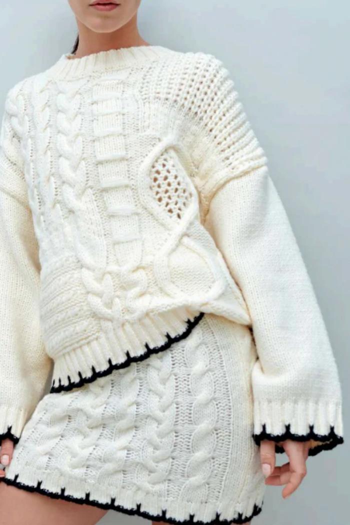 Cable Stitch Sweater Product Image