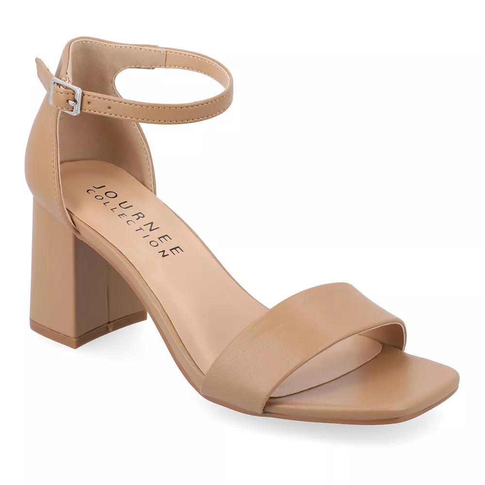 Journee Valenncia Womens SuperNatural Shades Tru Comfort Foam Dress Sandals Product Image