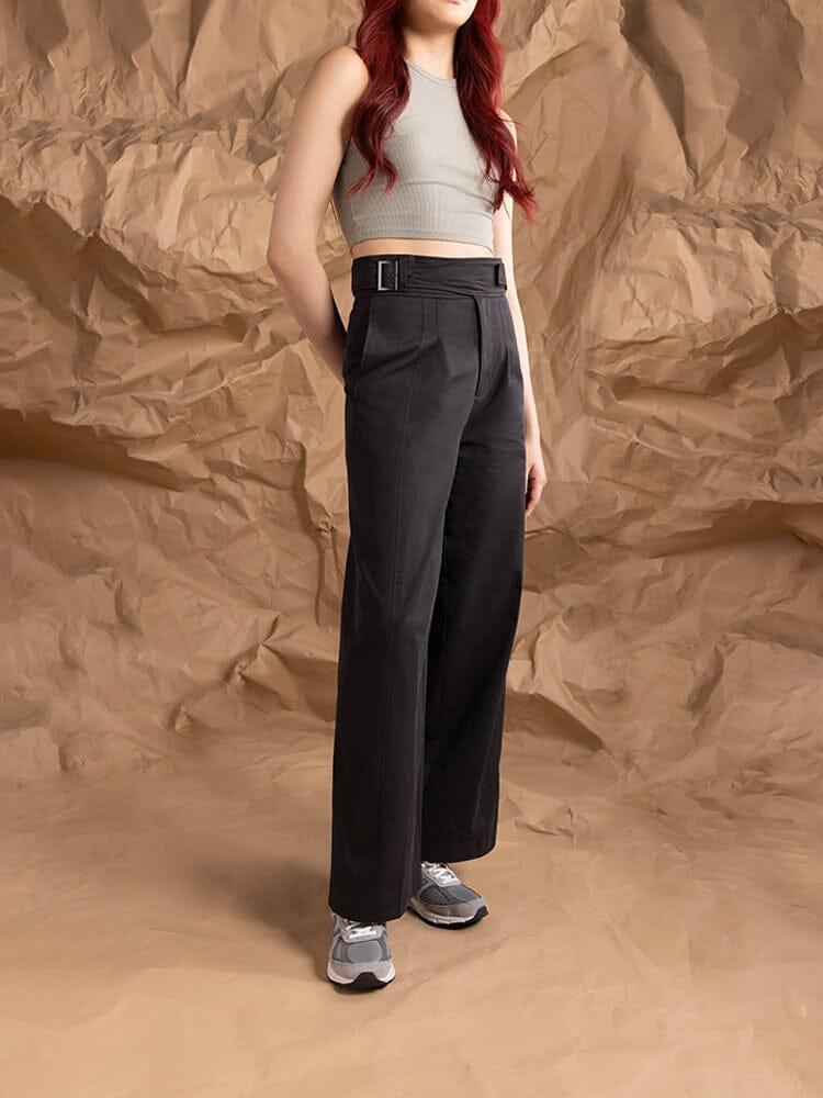 WOMEN'S GURKHA WIDE LEG TROUSER - COYOTE BROWN / 29/30 Product Image