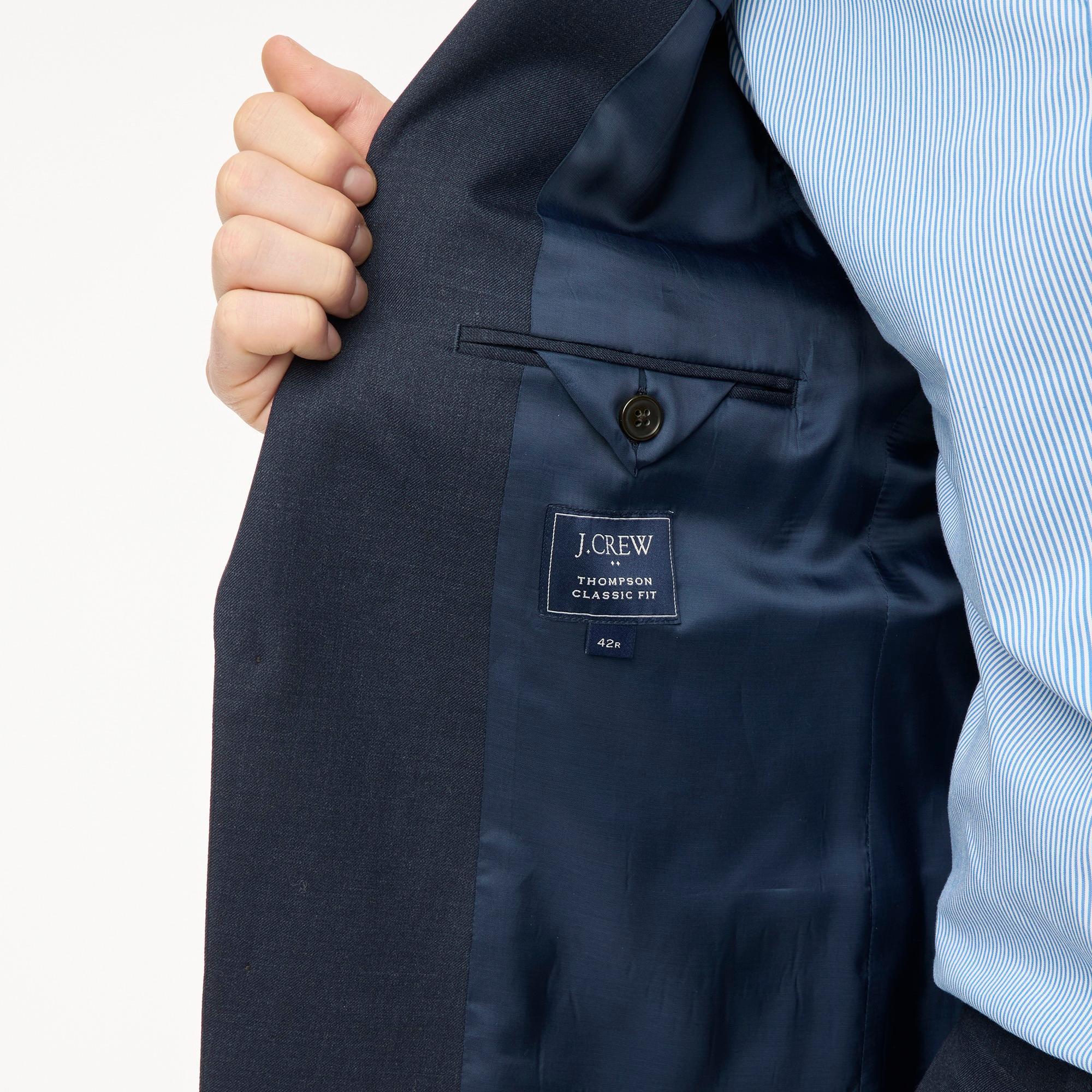 Classic-fit Thompson worsted wool suit jacket Product Image